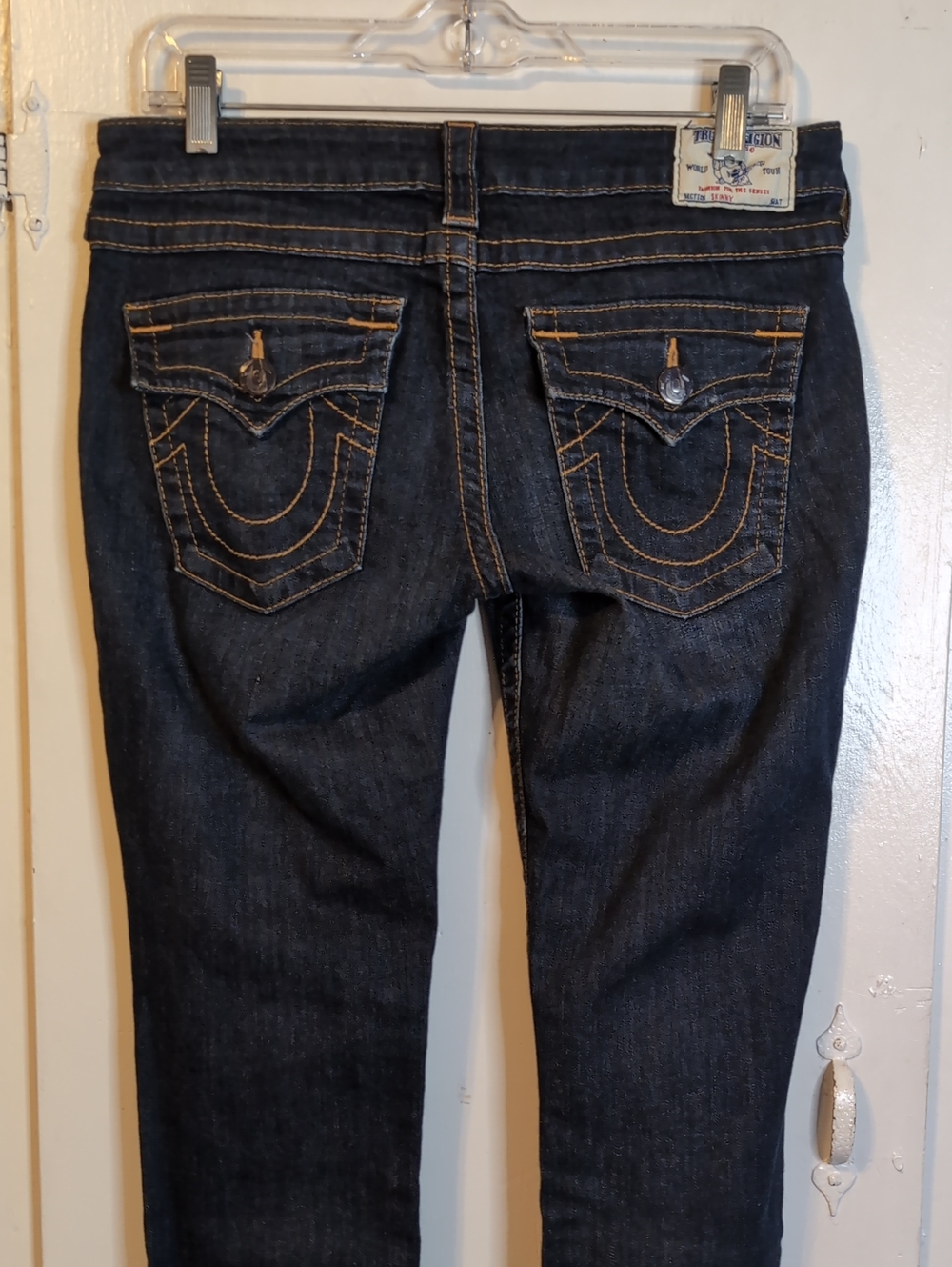 True Religion Skinny Blue Jeans womens 29x34